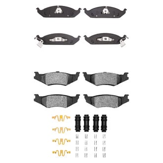 R1 Concepts® - Semi-Metallic Semi-Metallic Front and Rear Brake Pad Set