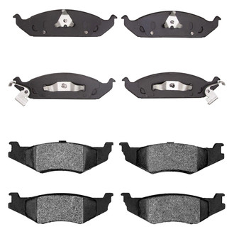 R1 Concepts® - Semi-Metallic Semi-Metallic Front and Rear Brake Pad Set