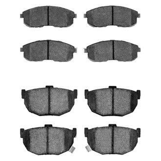 R1 Concepts® - Semi-Metallic Front and Rear Brake Pad Set
