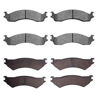 R1 Concepts® - Semi-Metallic Front and Rear Brake Pad Set