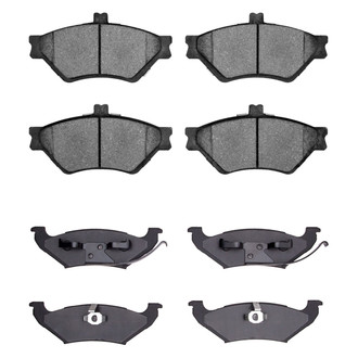 R1 Concepts® - Semi-Metallic Semi-Metallic Front and Rear Brake Pad Set