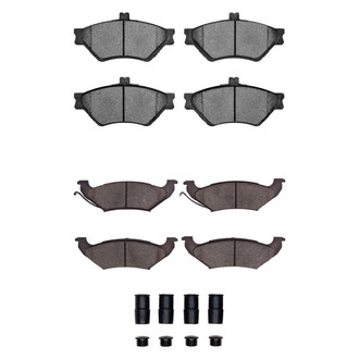 R1 Concepts® - Semi-Metallic Semi-Metallic Front and Rear Brake Pad Set