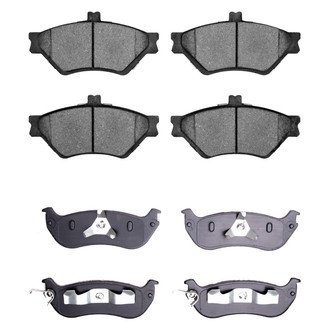 R1 Concepts® - Semi-Metallic Semi-Metallic Front and Rear Brake Pad Set