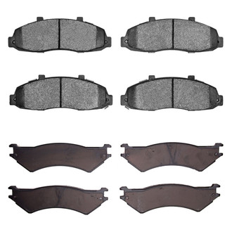 R1 Concepts® - Semi-Metallic Front and Rear Brake Pad Set