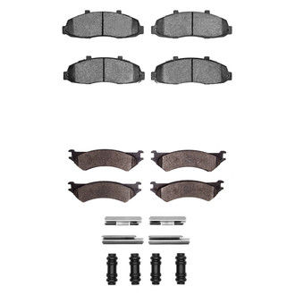 R1 Concepts® - Semi-Metallic Semi-Metallic Front and Rear Brake Pad Set