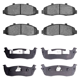R1 Concepts® - Semi-Metallic Semi-Metallic Front and Rear Brake Pad Set