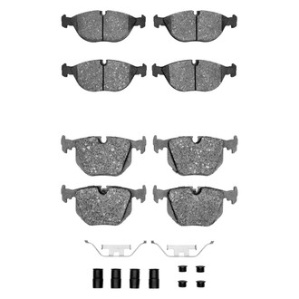 R1 Concepts® - Semi-Metallic Semi-Metallic Front and Rear Brake Pad Set