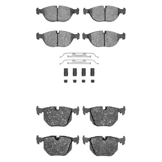 R1 Concepts® - Semi-Metallic Semi-Metallic Front and Rear Brake Pad Set