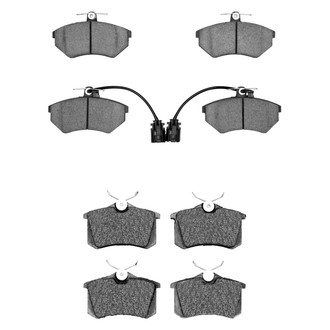 R1 Concepts® - Semi-Metallic Front and Rear Brake Pad Set