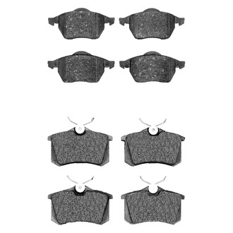 R1 Concepts® - Semi-Metallic Front and Rear Brake Pad Set