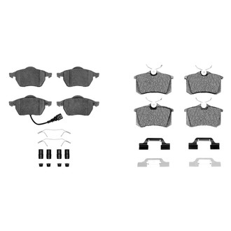 R1 Concepts® - Semi-Metallic Front and Rear Brake Pad Set