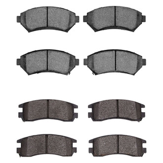 R1 Concepts® - Semi-Metallic Semi-Metallic Front and Rear Brake Pad Set