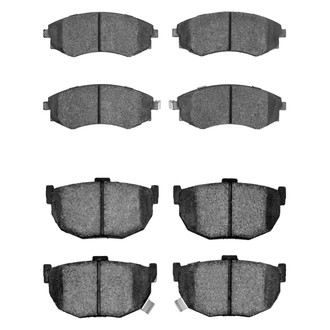 R1 Concepts® - Semi-Metallic Semi-Metallic Front and Rear Brake Pad Set