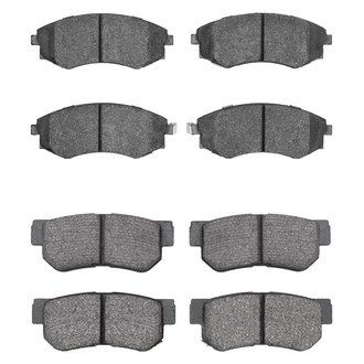 R1 Concepts® - Semi-Metallic Front and Rear Brake Pad Set