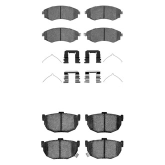R1 Concepts® - Semi-Metallic Semi-Metallic Front and Rear Brake Pad Set
