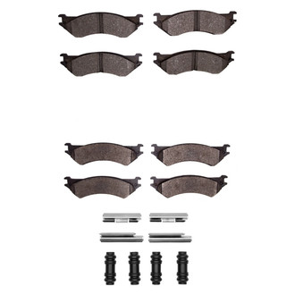 R1 Concepts® - Semi-Metallic Semi-Metallic Front and Rear Brake Pad Set