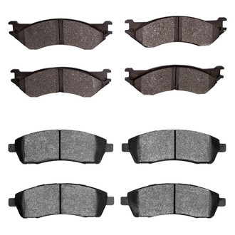 R1 Concepts® - Semi-Metallic Semi-Metallic Front and Rear Brake Pad Set
