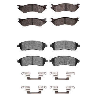 R1 Concepts® - Semi-Metallic Semi-Metallic Front and Rear Brake Pad Set