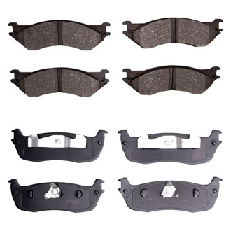 R1 Concepts® - Semi-Metallic Semi-Metallic Front and Rear Brake Pad Set