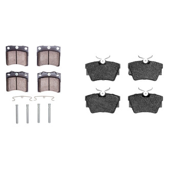 R1 Concepts® - Semi-Metallic Semi-Metallic Front and Rear Brake Pad Set