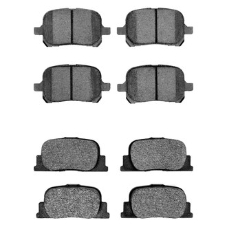 R1 Concepts® - Semi-Metallic Front and Rear Brake Pad Set