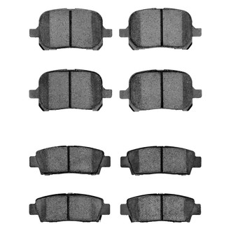 R1 Concepts® - Semi-Metallic Front and Rear Brake Pad Set