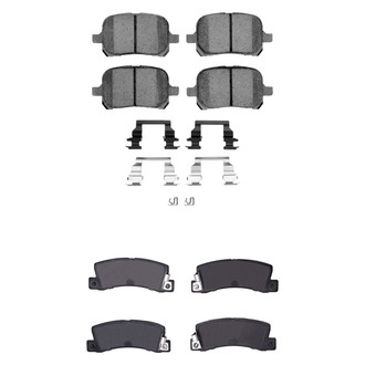 R1 Concepts® - Semi-Metallic Semi-Metallic Front and Rear Brake Pad Set