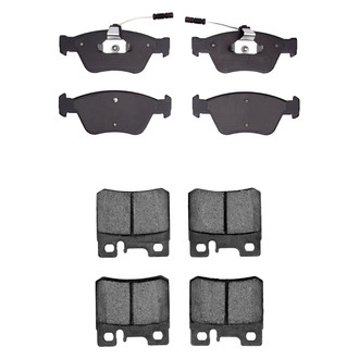 R1 Concepts® - Semi-Metallic Semi-Metallic Front and Rear Brake Pad Set