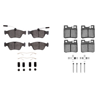 R1 Concepts® - Semi-Metallic Semi-Metallic Front and Rear Brake Pad Set