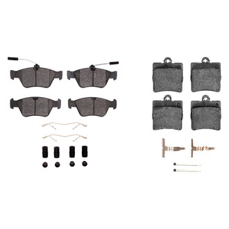 R1 Concepts® - Semi-Metallic Semi-Metallic Front and Rear Brake Pad Set