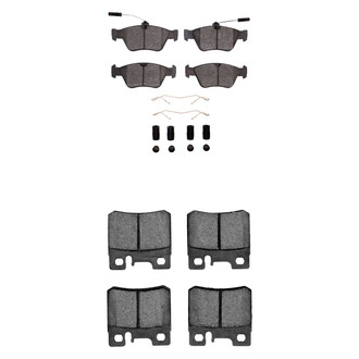 R1 Concepts® - Semi-Metallic Semi-Metallic Front and Rear Brake Pad Set