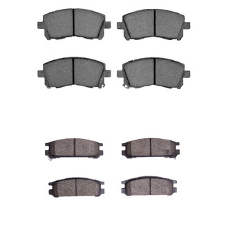 R1 Concepts® - Semi-Metallic Front and Rear Brake Pad Set