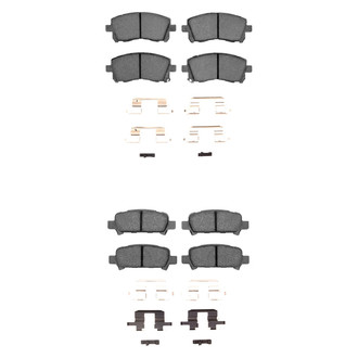 R1 Concepts® - Semi-Metallic Semi-Metallic Front and Rear Brake Pad Set