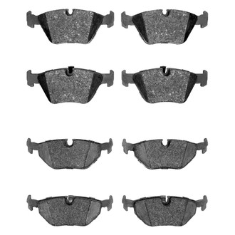 R1 Concepts® - Semi-Metallic Front and Rear Brake Pad Set