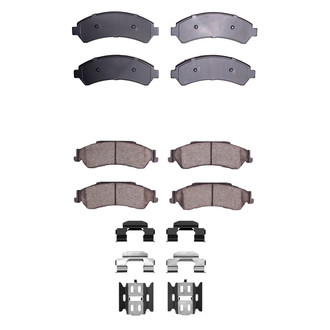 R1 Concepts® - Semi-Metallic Semi-Metallic Front and Rear Brake Pad Set