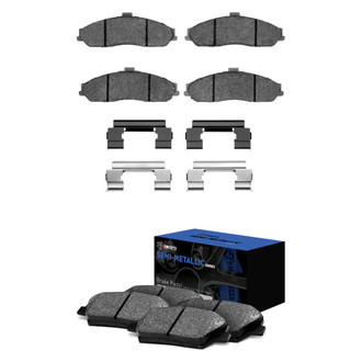 R1 Concepts® - Semi-Metallic Front and Rear Brake Pad Set