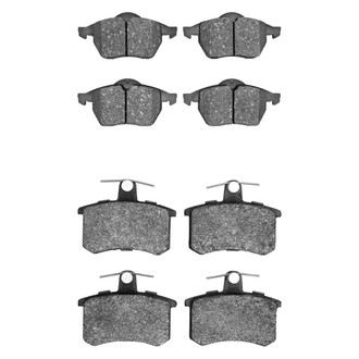 R1 Concepts® - Semi-Metallic Semi-Metallic Front and Rear Brake Pad Set