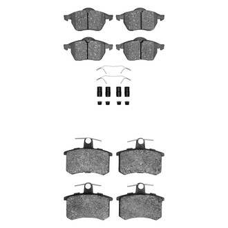 R1 Concepts® - Semi-Metallic Semi-Metallic Front and Rear Brake Pad Set