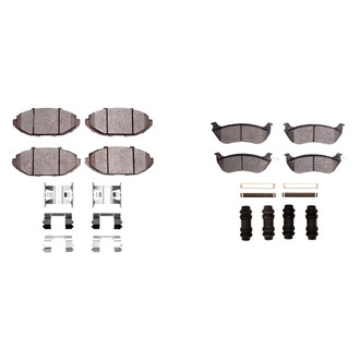 R1 Concepts® - Semi-Metallic Semi-Metallic Front and Rear Brake Pad Set