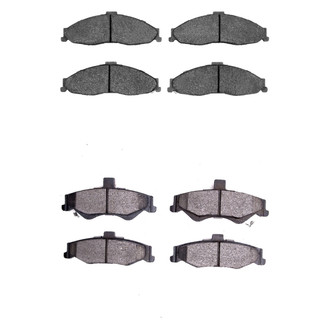 R1 Concepts® - Semi-Metallic Semi-Metallic Front and Rear Brake Pad Set