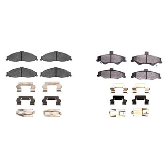 R1 Concepts® - Semi-Metallic Semi-Metallic Front and Rear Brake Pad Set