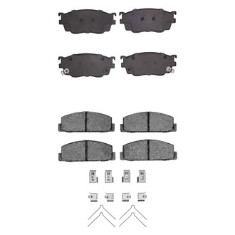 R1 Concepts® - Semi-Metallic Semi-Metallic Front and Rear Brake Pad Set
