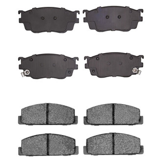 R1 Concepts® - Semi-Metallic Semi-Metallic Front and Rear Brake Pad Set