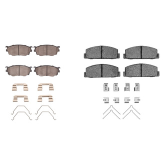 R1 Concepts® - Semi-Metallic Semi-Metallic Front and Rear Brake Pad Set