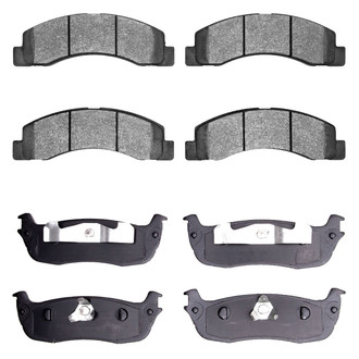 R1 Concepts® - Semi-Metallic Semi-Metallic Front and Rear Brake Pad Set
