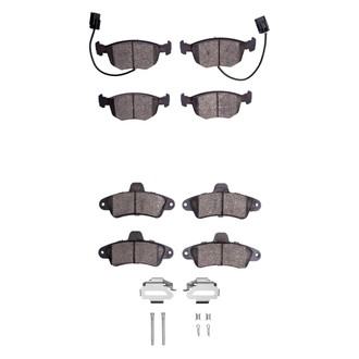 R1 Concepts® - Semi-Metallic Semi-Metallic Front and Rear Brake Pad Set