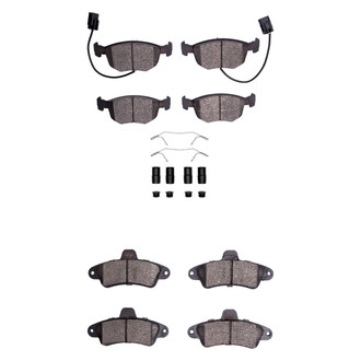 R1 Concepts® - Semi-Metallic Semi-Metallic Front and Rear Brake Pad Set