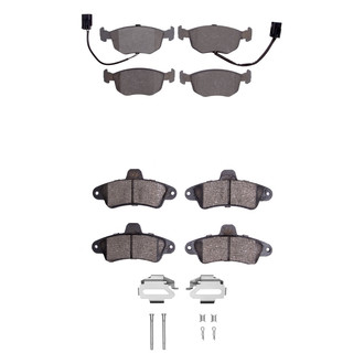 R1 Concepts® - Semi-Metallic Semi-Metallic Front and Rear Brake Pad Set