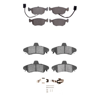 R1 Concepts® - Semi-Metallic Front and Rear Brake Pad Set