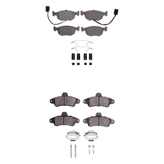 R1 Concepts® - Semi-Metallic Semi-Metallic Front and Rear Brake Pad Set